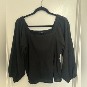 MADEWELL Women Black Blouse